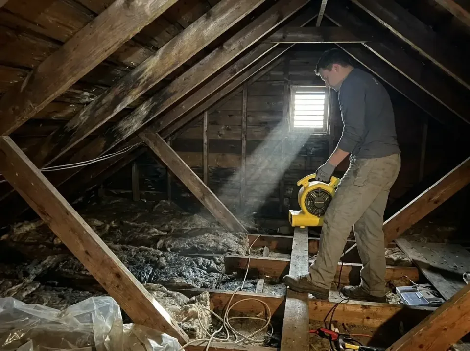 attic-water-damage-drying-proc-007 — frequently asked questions, Emergency Water Extraction & 24/7 Flood Response in West Fa…